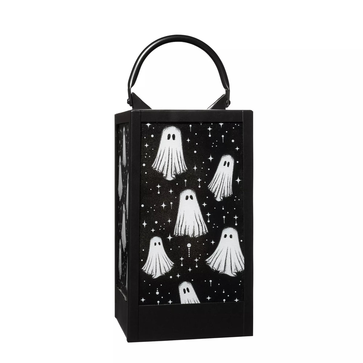 Black and White Glass Ghost Lantern