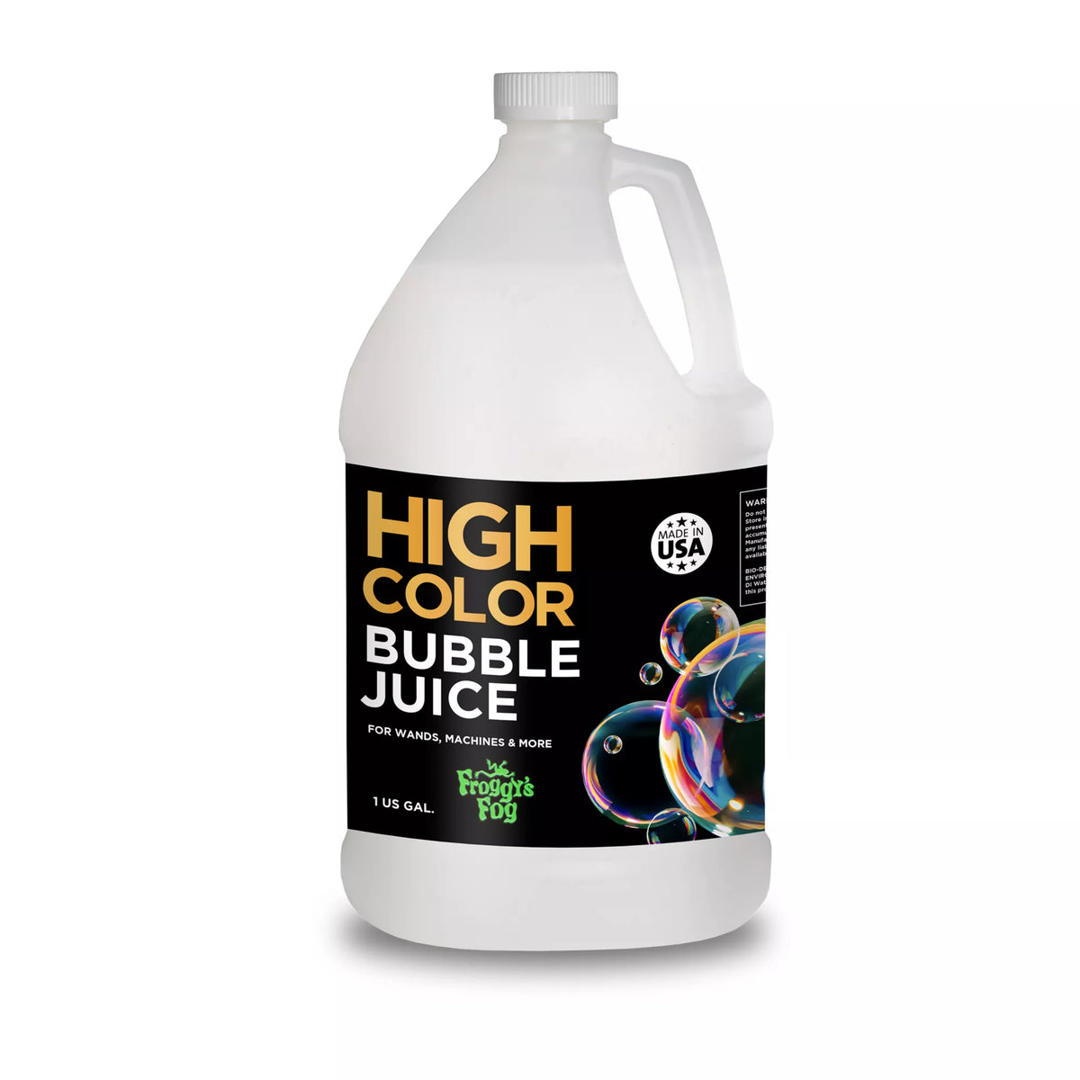 High Color Bubble Juice 1 Gallon - Froggy's Fog